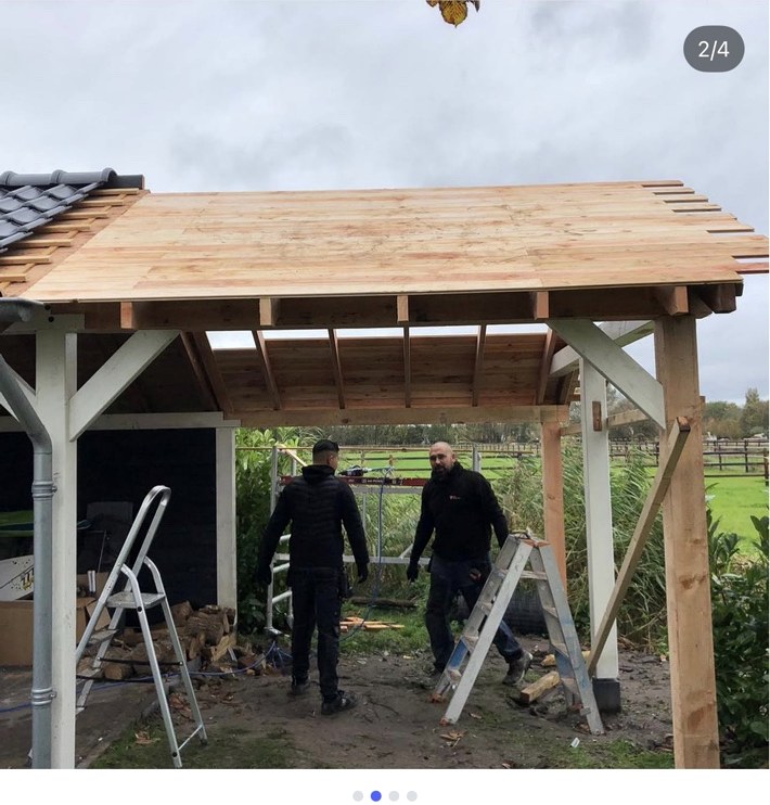 Uitbreiding overkapping – Rockanje – projectfoto 3